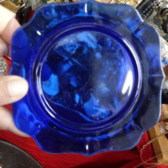 Blue cobalt plate - Picture 3 of 3